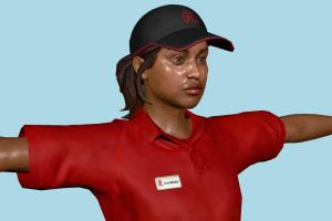 Service Female Service Female, female, lady, woman, girl, people, human, character